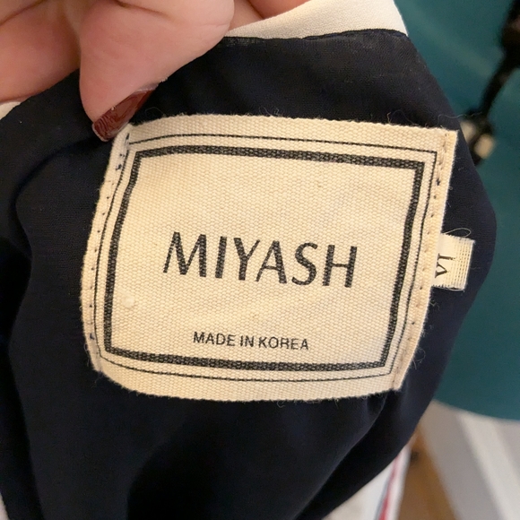 Navy Blue Schoolgirl Fuku-style Dress with Sailor Collar by MIYASH sz XL - Picture 3 of 3